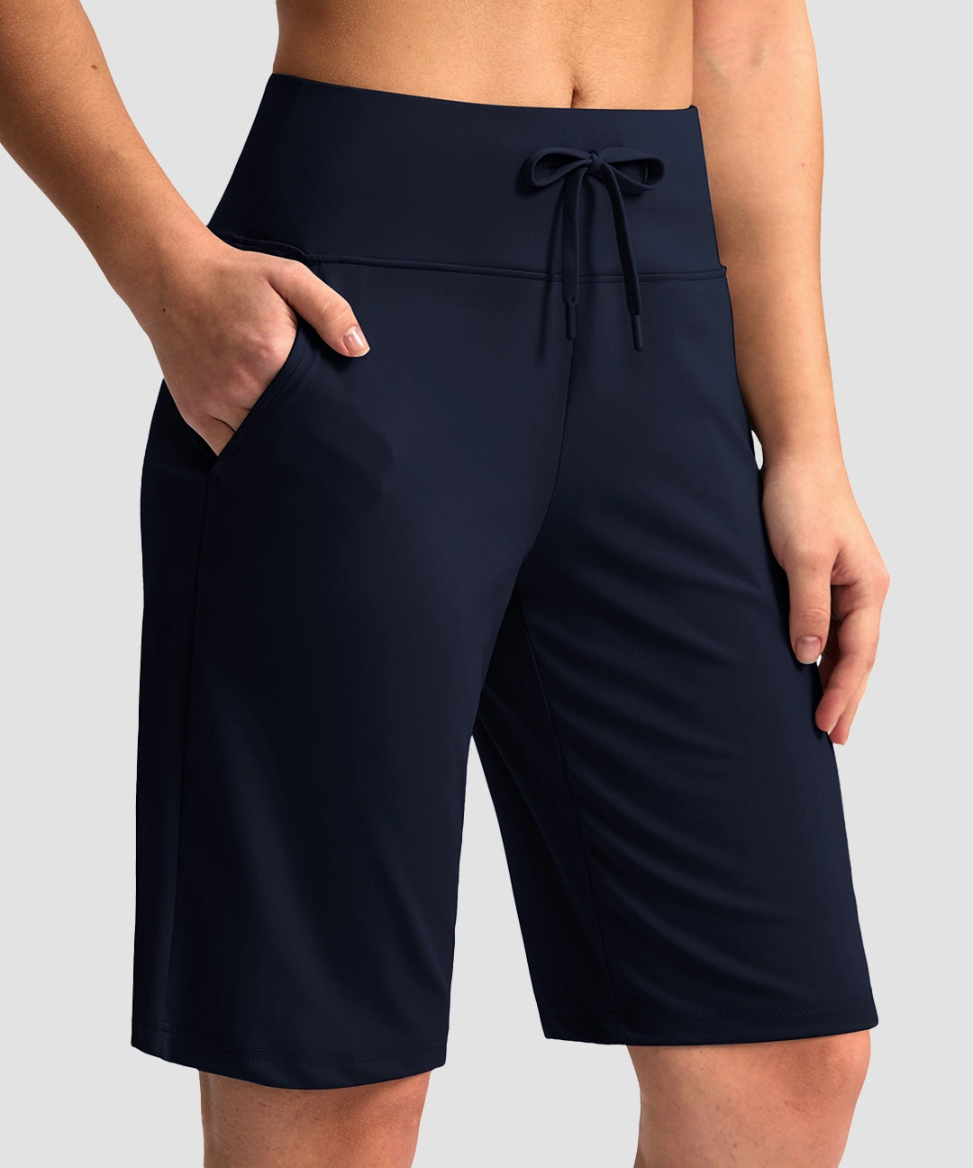 Drawstring Stretchy Bermuda Short 11'' - Image 8