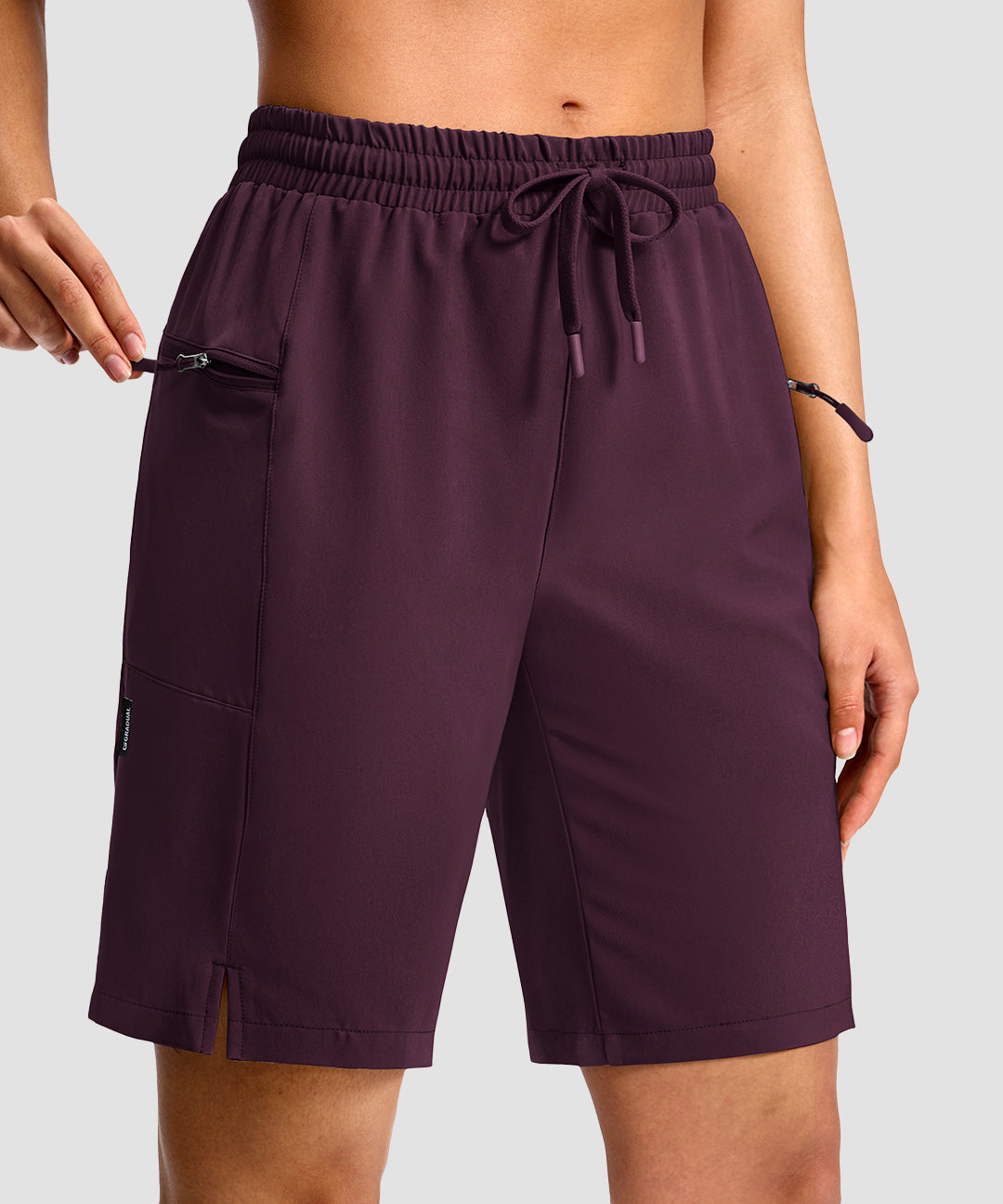 Drawstring Zipper Pokets Bermuda Short 9'' - Image 17