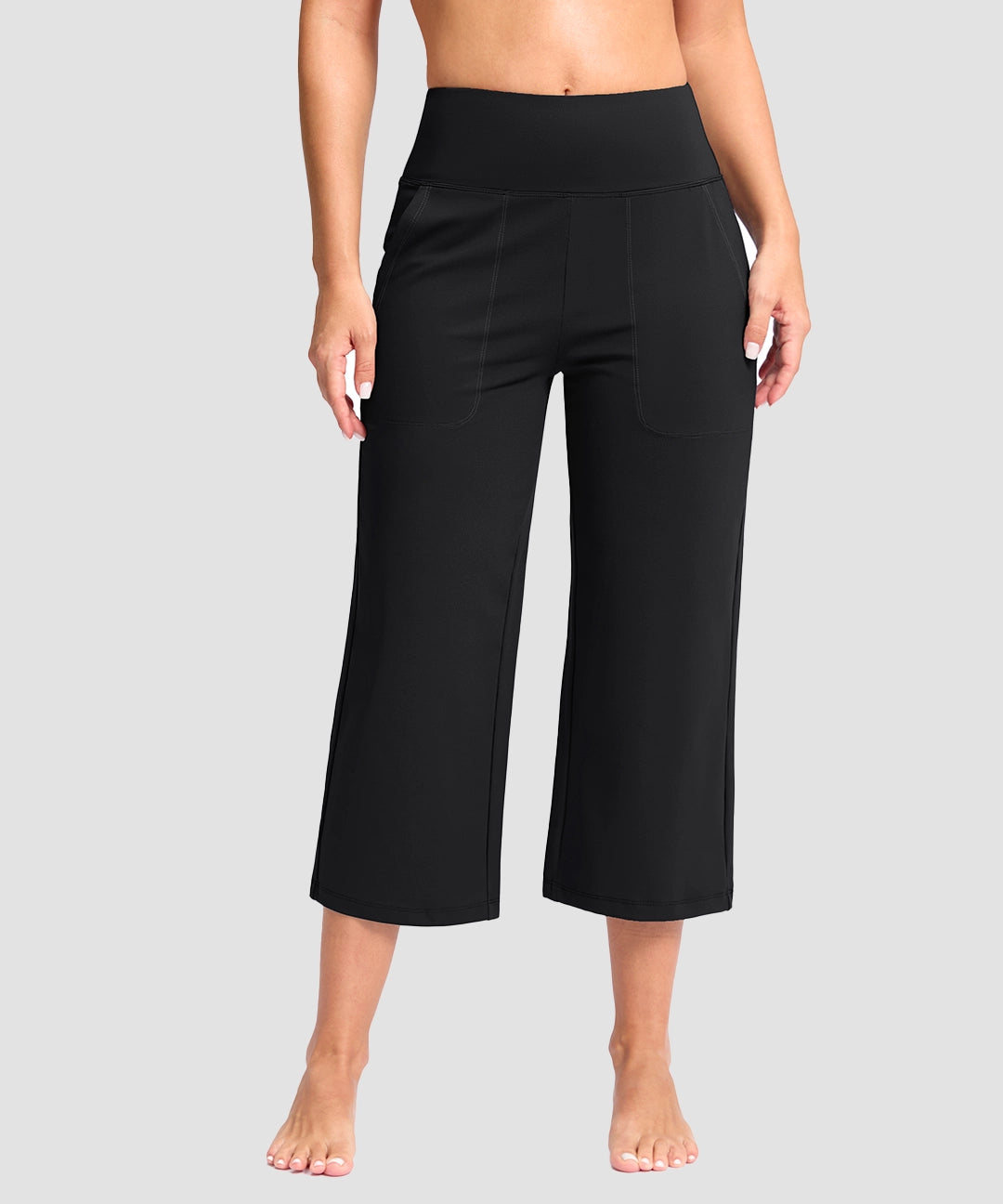 High Waist Wide Leg Capri - Image 16