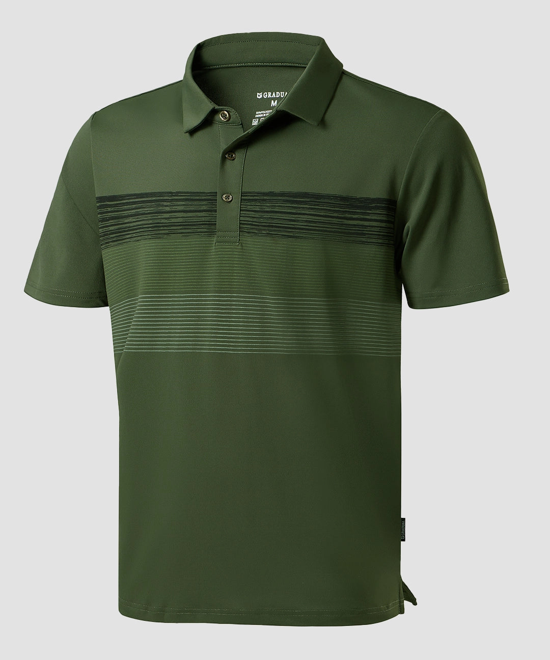 Line Print Dry Fit Golf Polo - Image 27