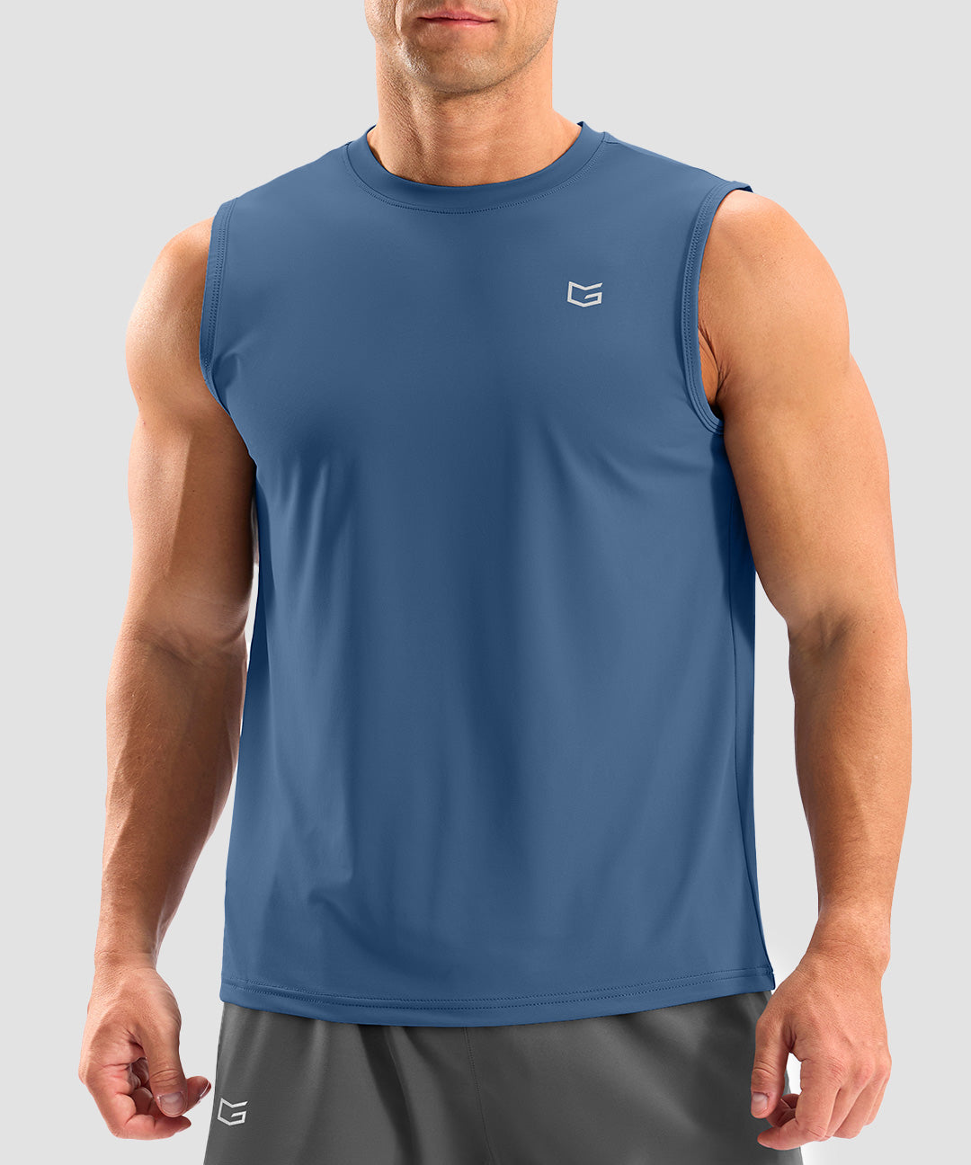 Crew Neck Tank Top - Image 20