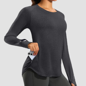 Dry Fit With Zipper Pocket Long Sleeve