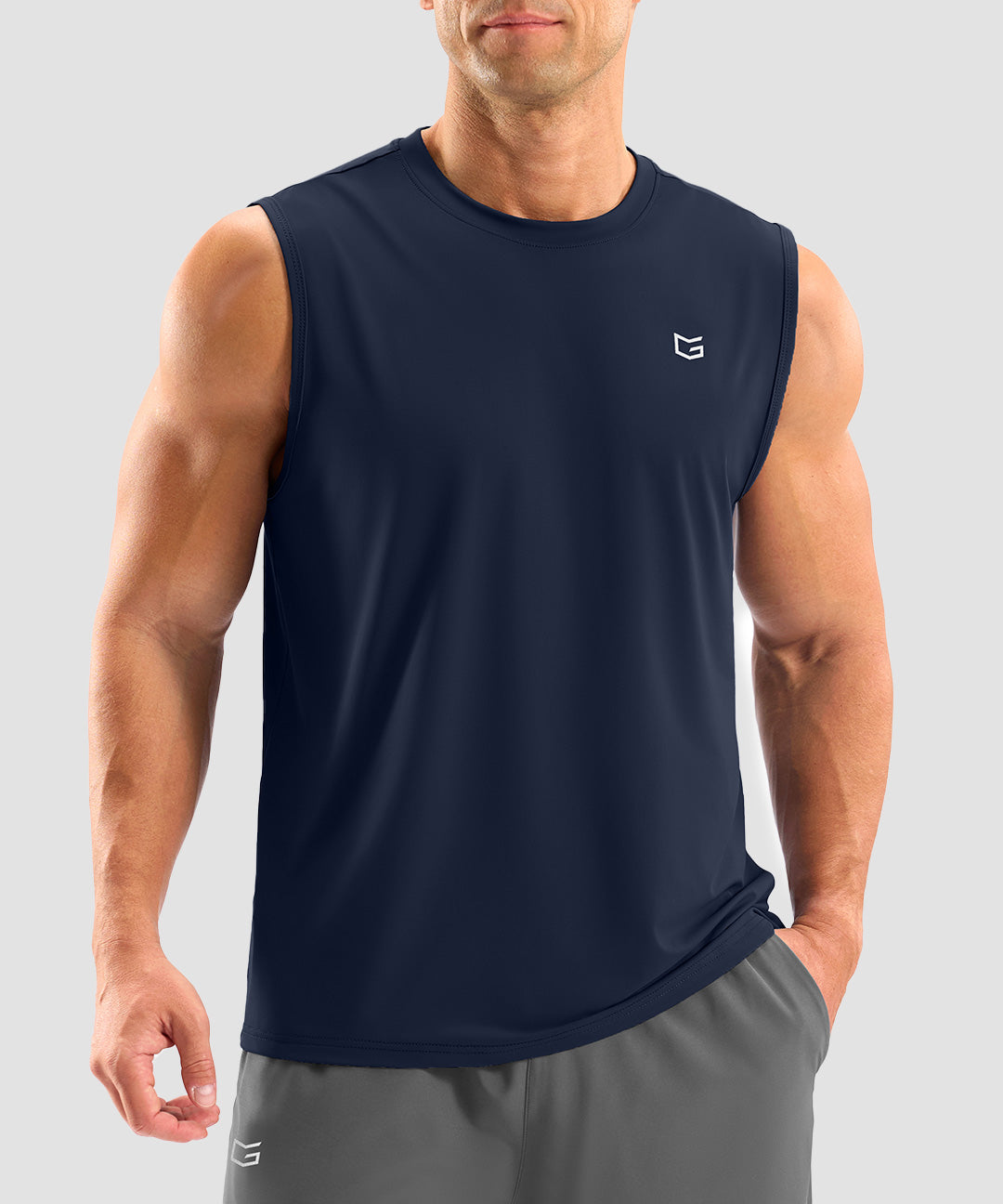 Crew Neck Tank Top - Image 13