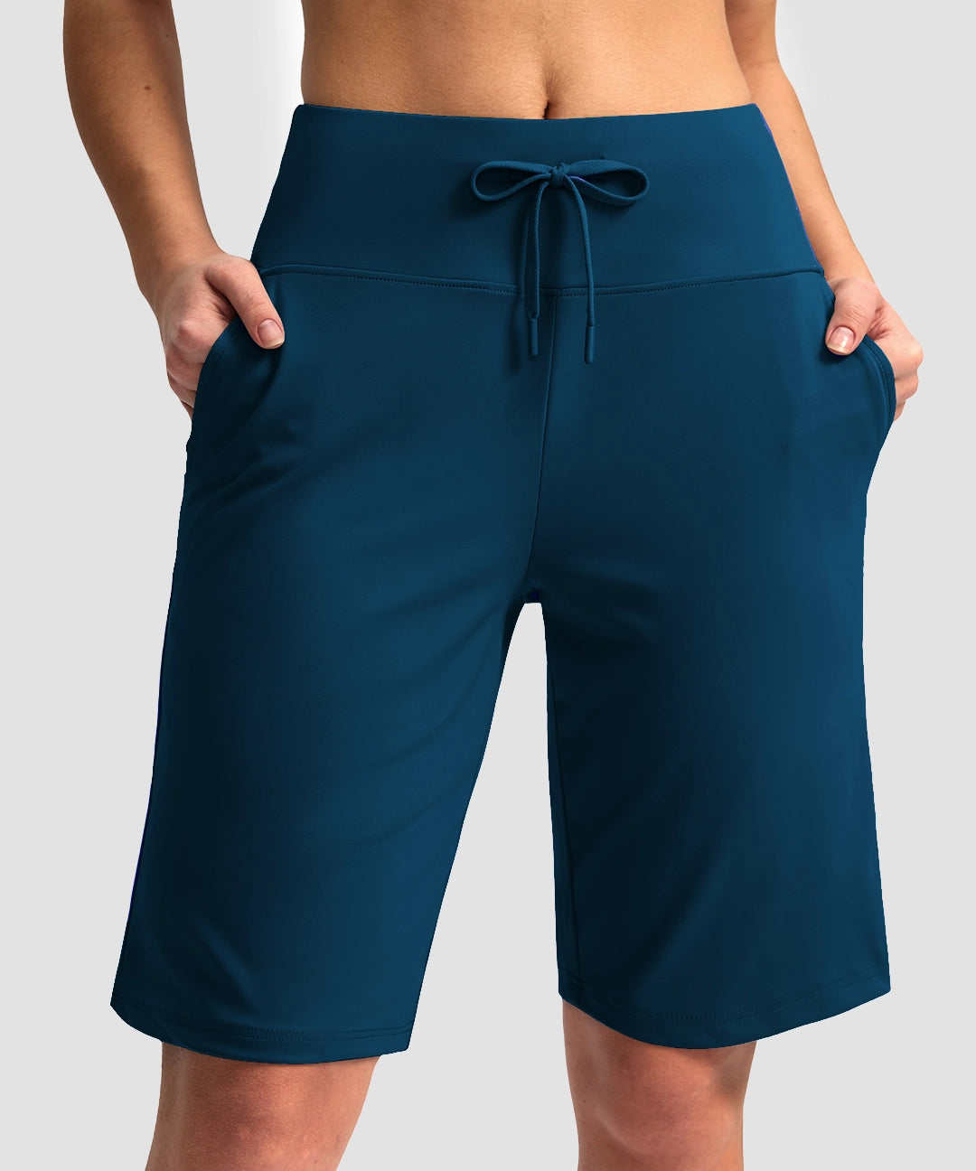 Drawstring Stretchy Bermuda Short 11'' - Image 29