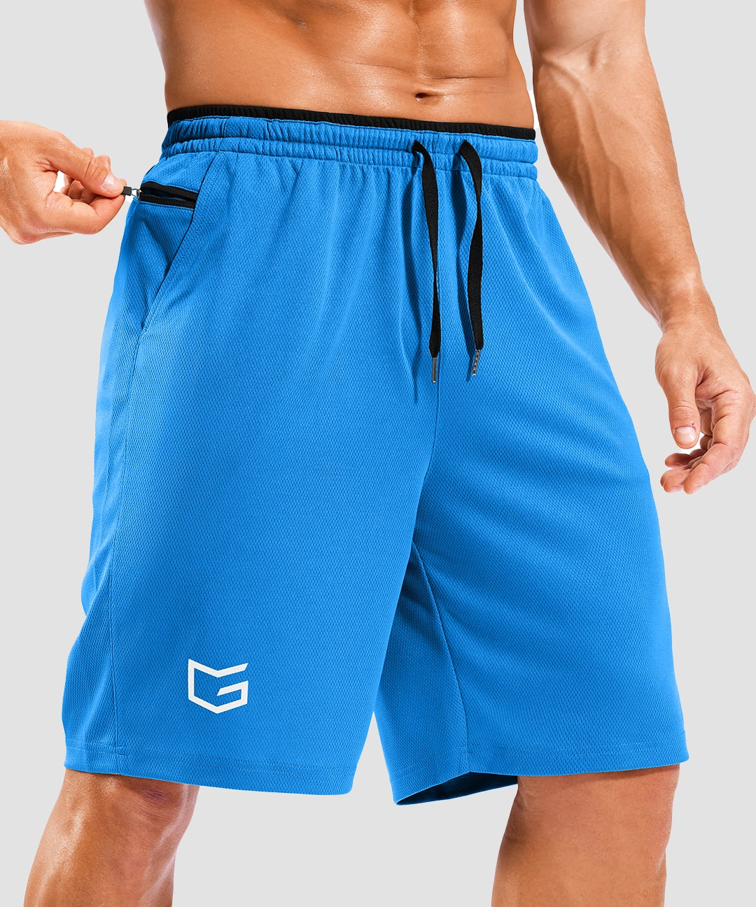 Mesh Zip Pocket Basketball Short 9''/11''