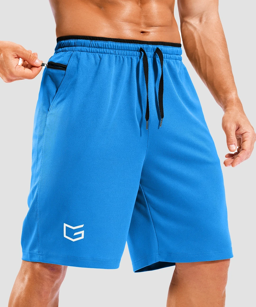 Mesh Zip Pocket Basketball Shorts 9''/11''