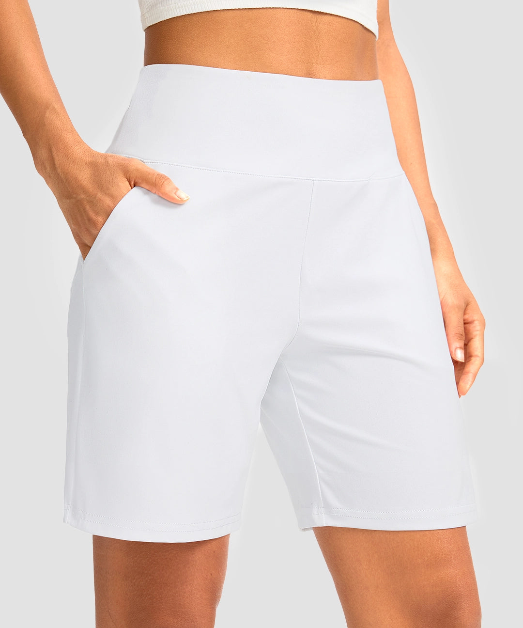 Elastic Waist Bermuda Shorts 5''/7''/9'' - Image 17
