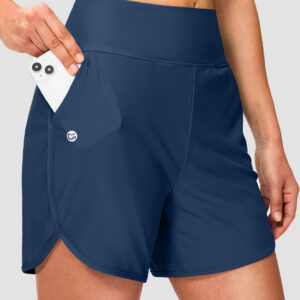 V-slit Lined Swim Short 5''