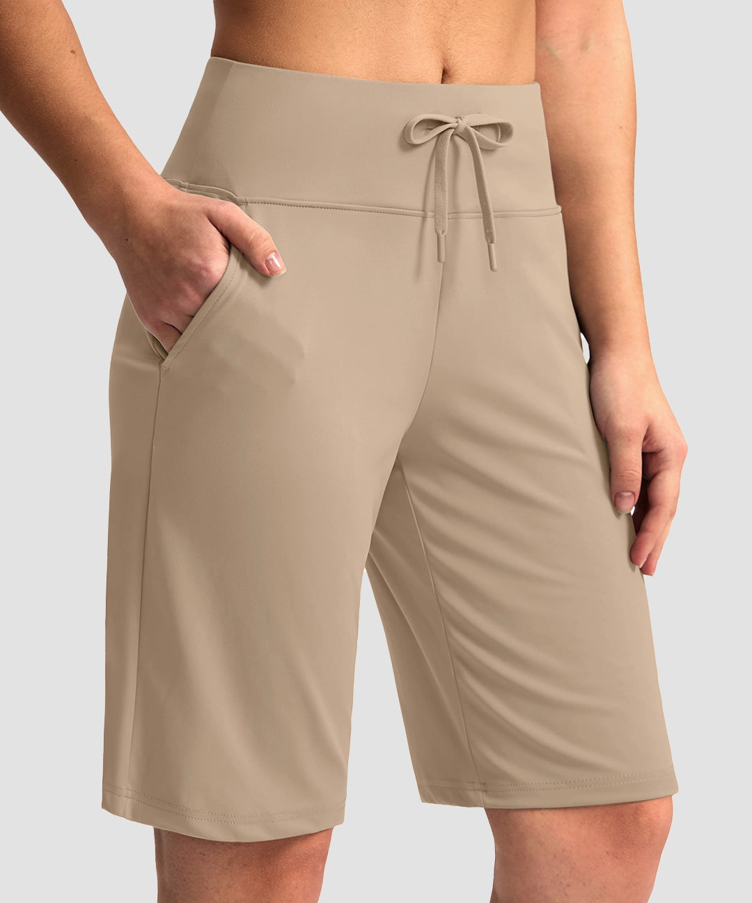 Drawstring Stretchy Bermuda Short 11'' - Image 21