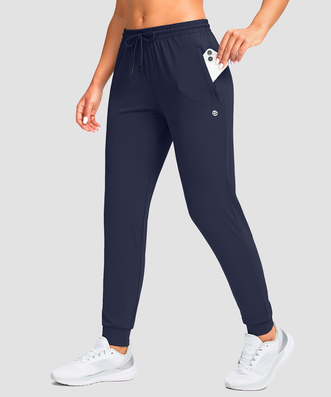 Elastic Waist Zip Pockets Jogger - Image 18