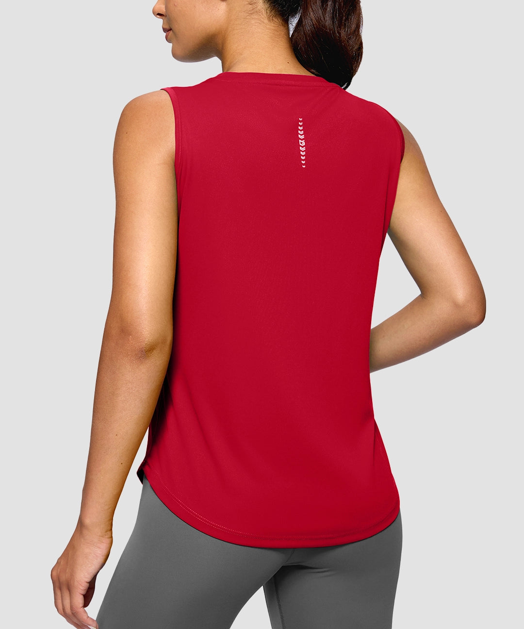 Reflective Back Curved Hem Tank - Image 30