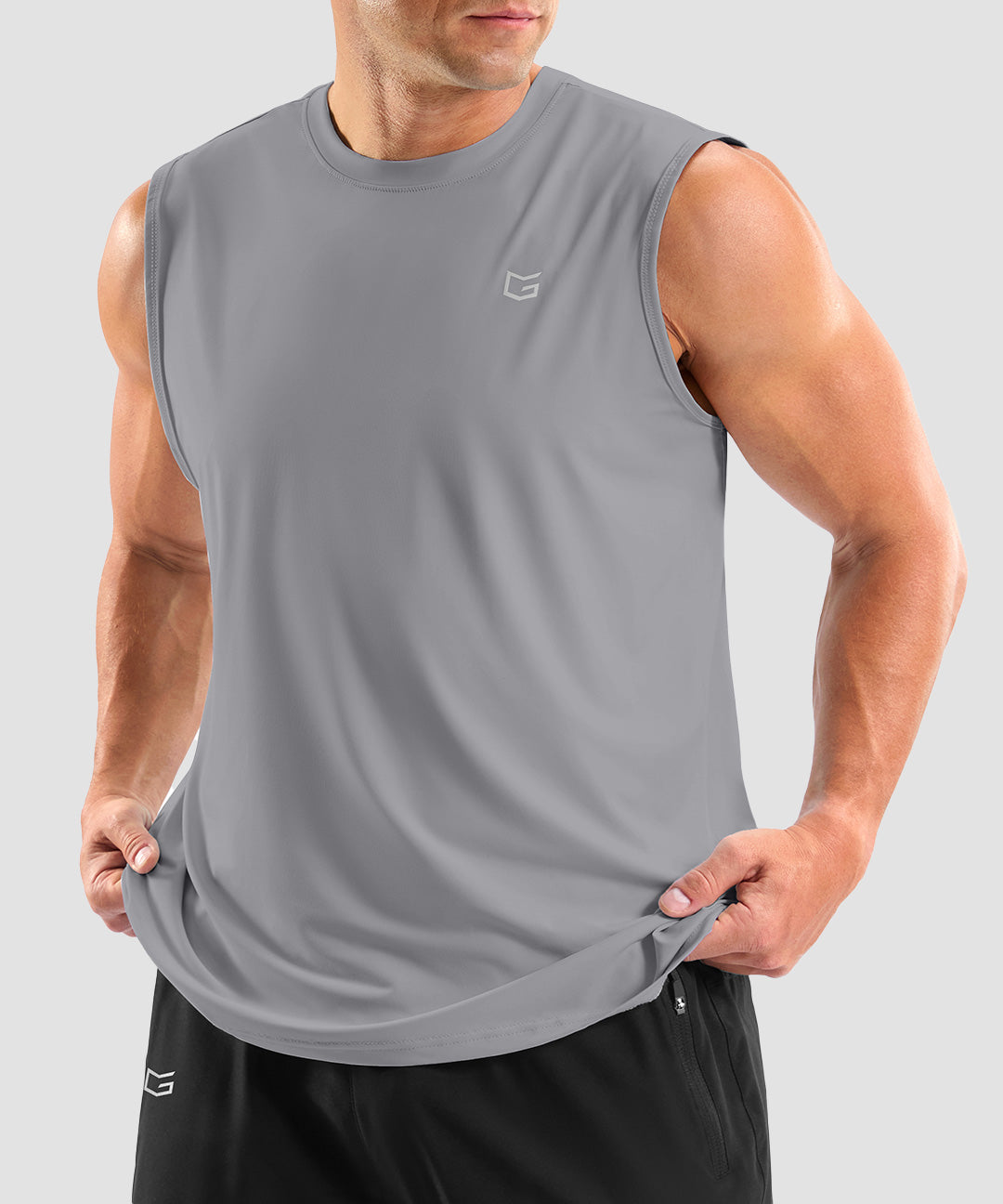 Crew Neck Tank Top - Image 17