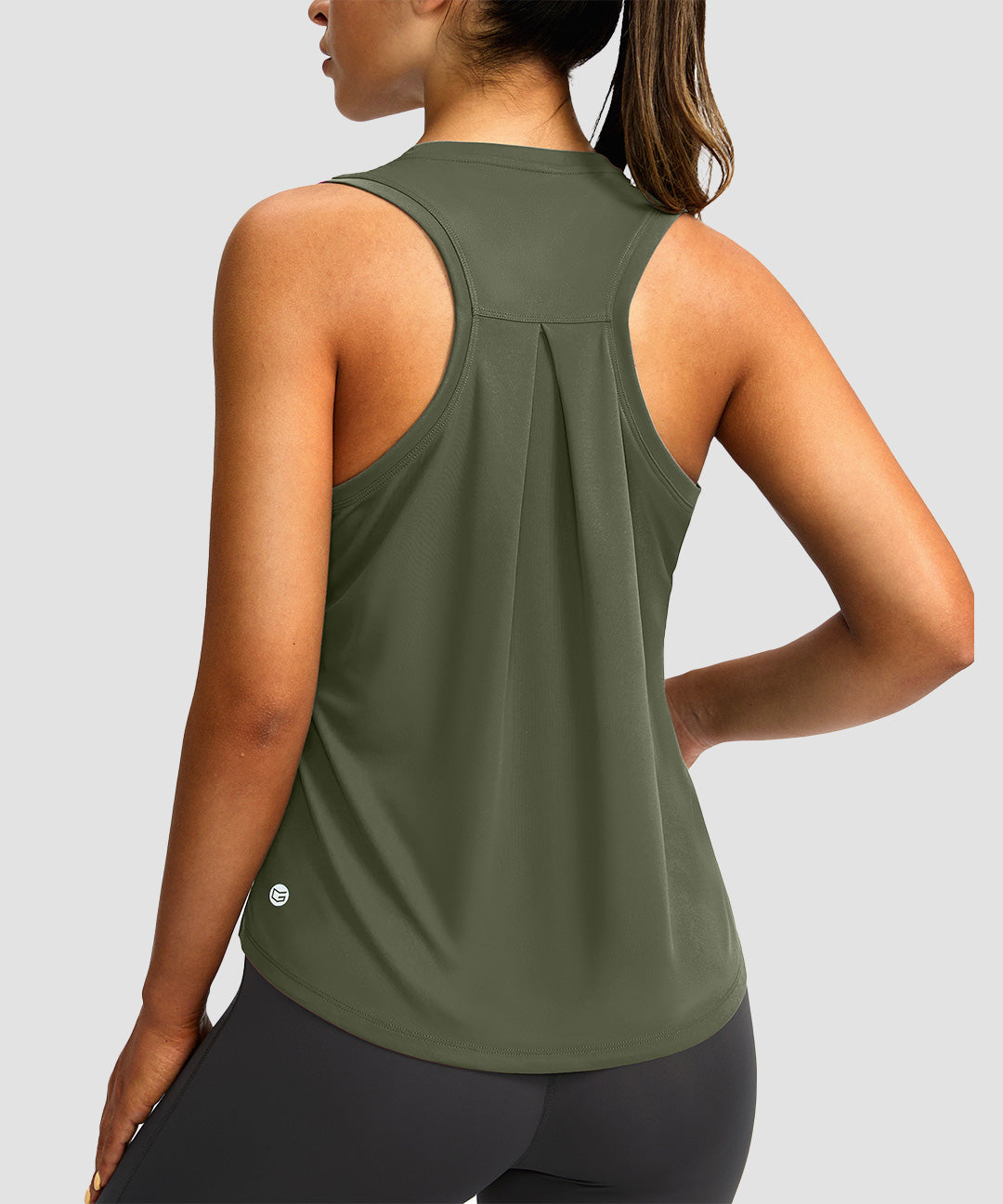 Loose Fit Racerback Tank Top - Image 9