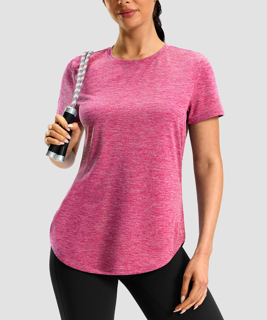 Lightweight Curved Hem Short Sleeve - Image 12