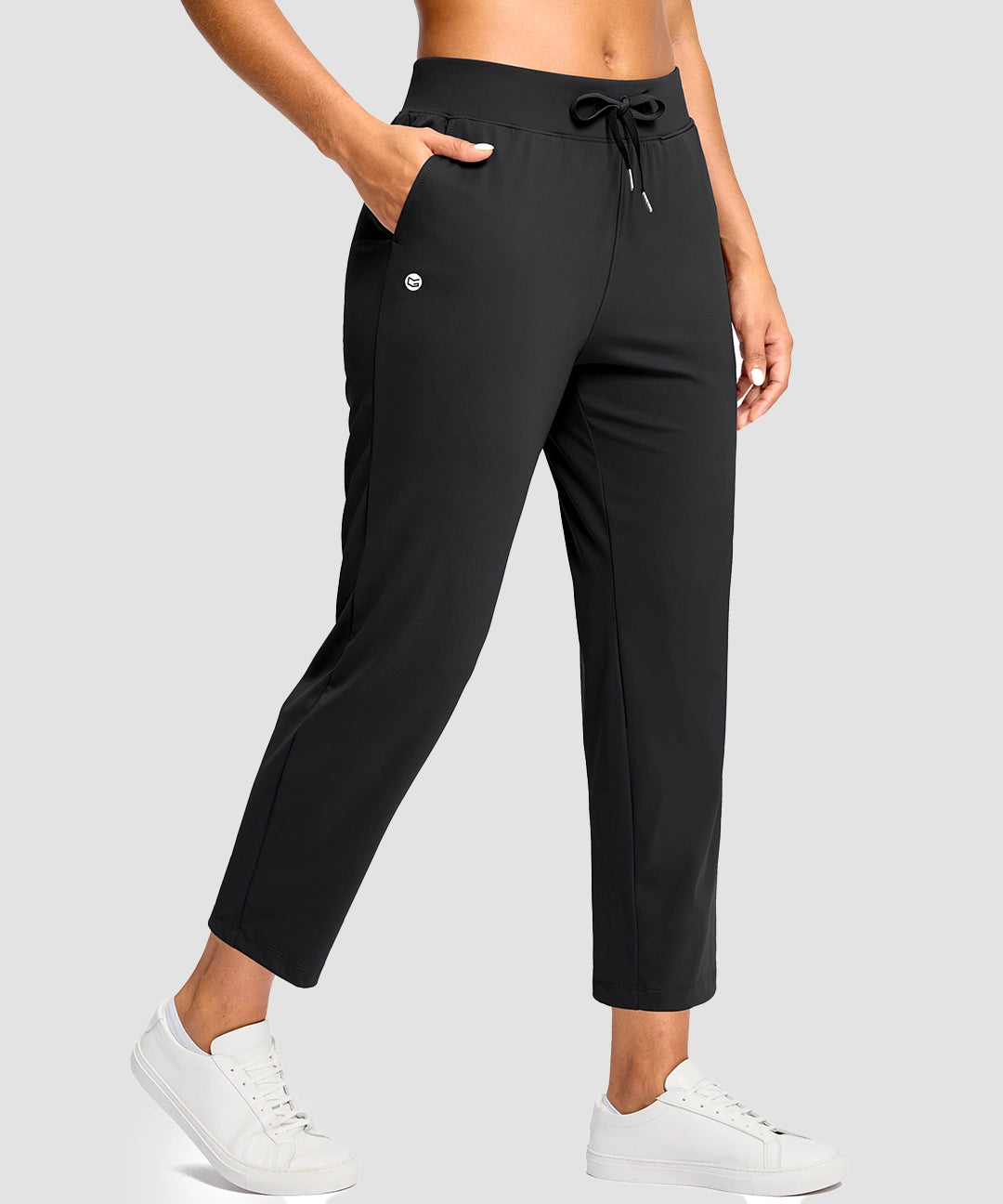Drawstring With Pockets Ankle Pant - Image 5