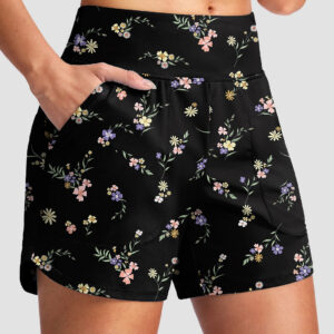 Sun Protection V-slit Lined Short 5''