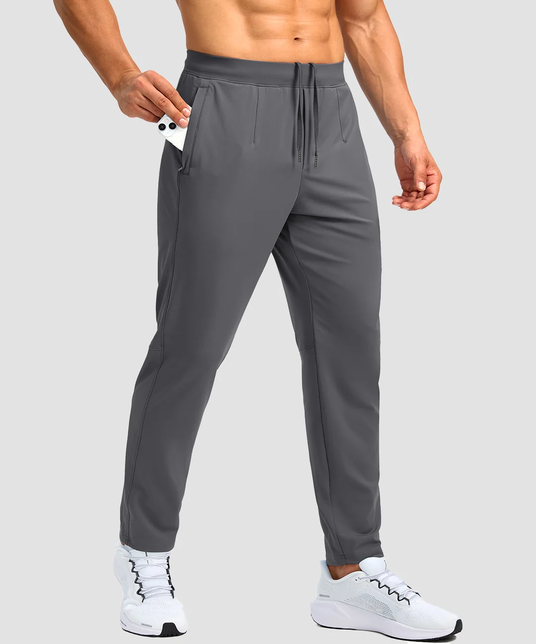 Drawstring Zip Pocket Pants