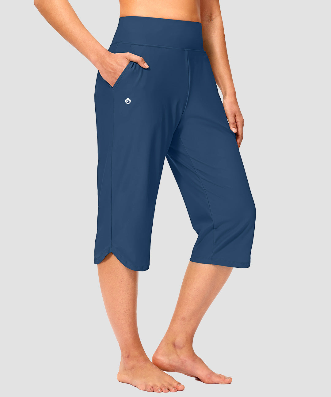 High Rise Slit Capri Pant - Image 13