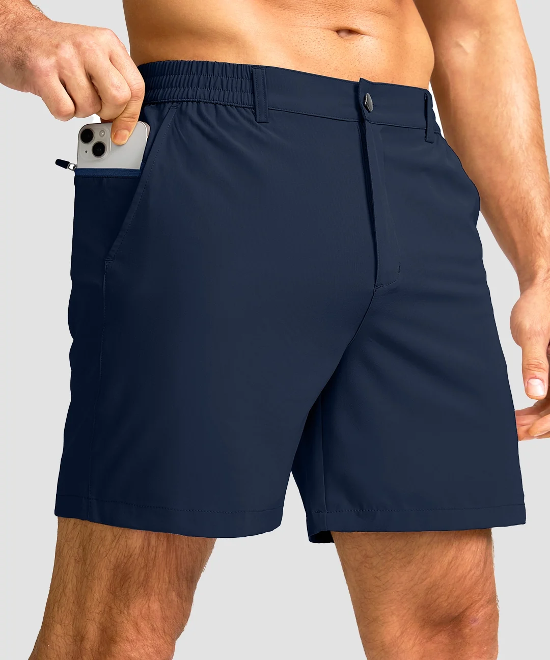Button-up With 3 Pockets Short 5''/7''/9''