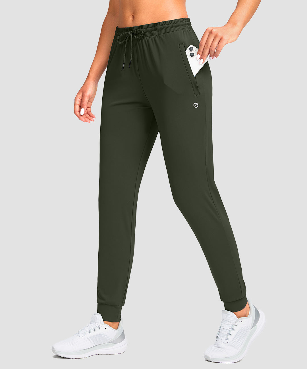 Elastic Waist Zip Pockets Jogger - Image 30