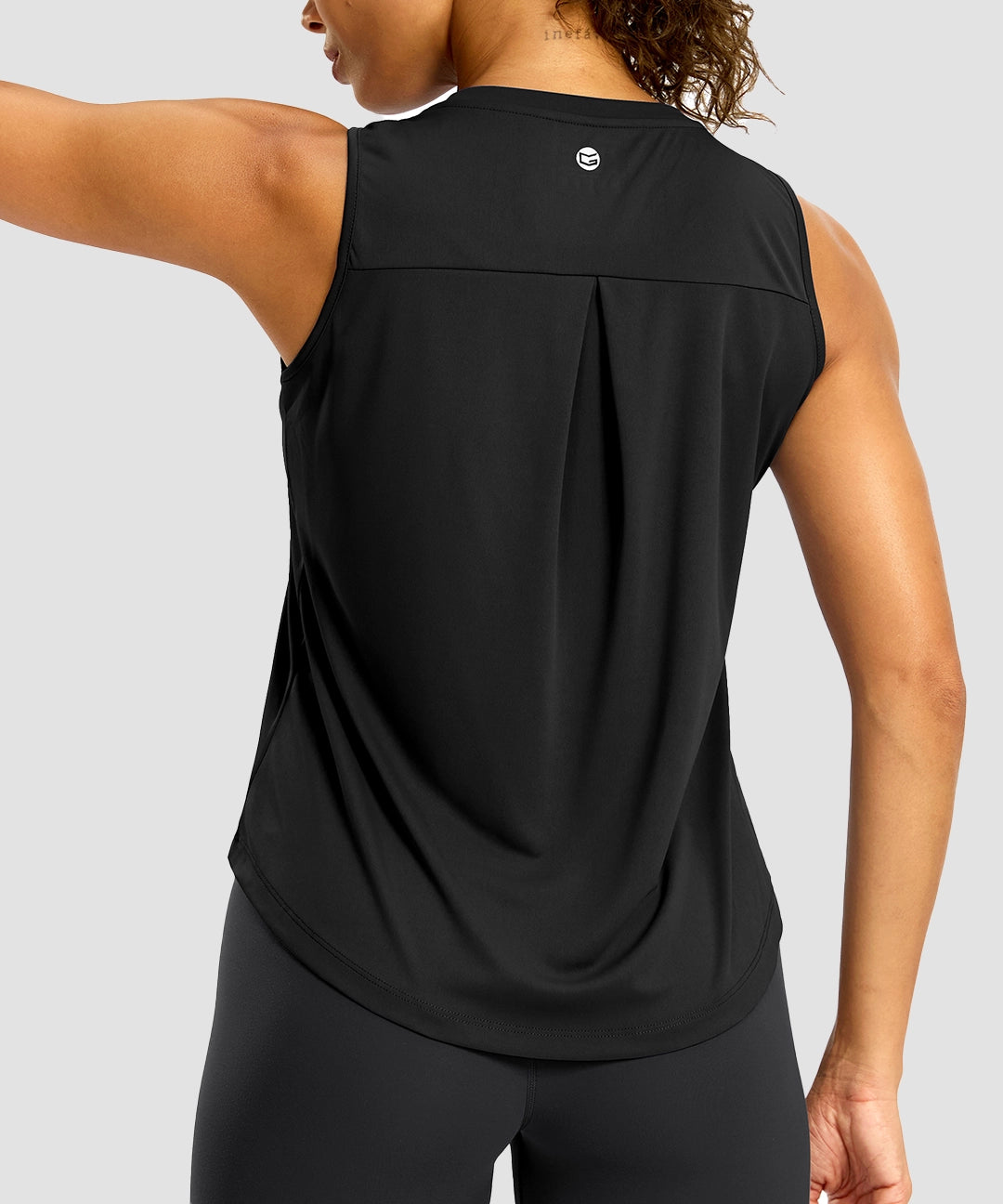 Crew Neck Workout Tank Top - Image 17