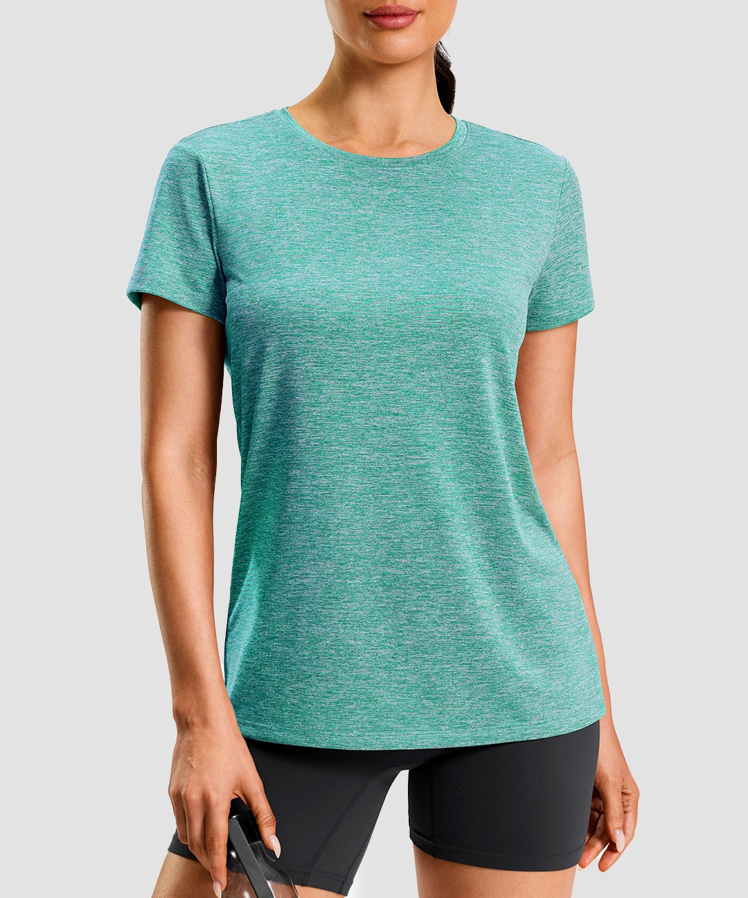 Hip-length Dry Fit Short Sleeve