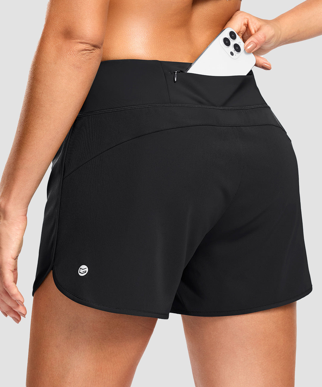 Side Slit With Mesh Liner Short 3'' - Image 7