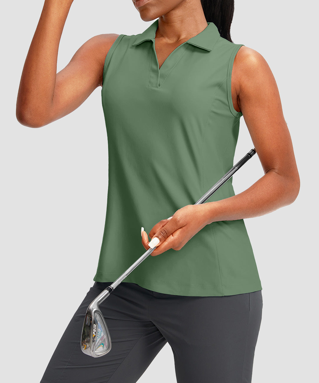 Polo Neck Slim Fit Tank Top - Image 26