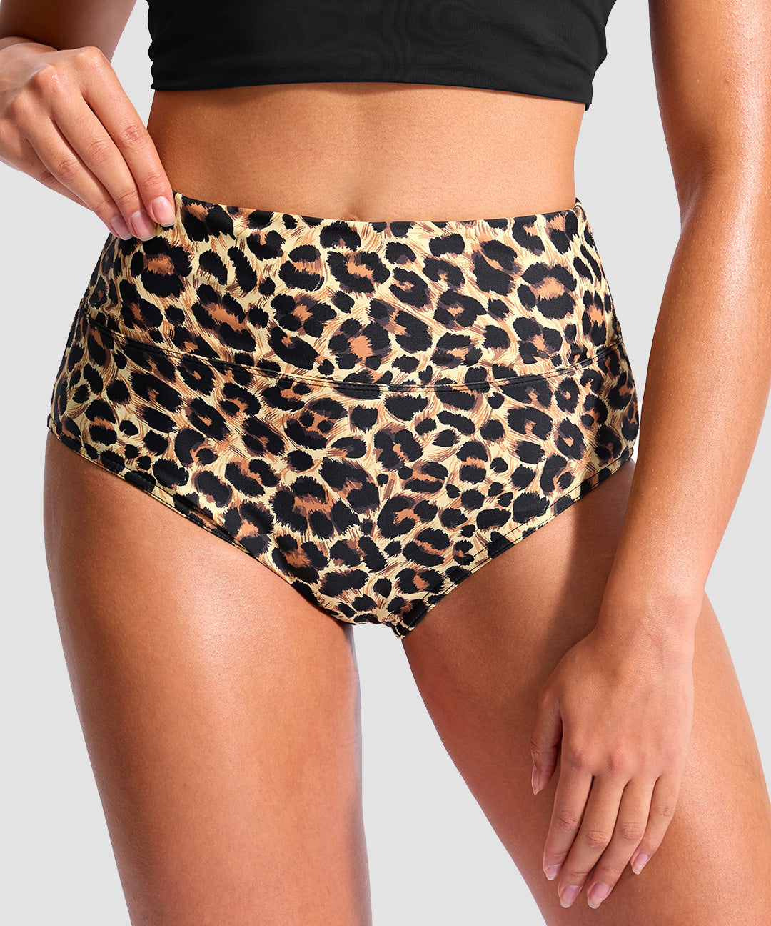 High Waist Bikini Bottoms - Image 19