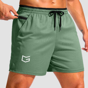 Mesh Split-Leg Zip Pockets Short 5''/7''