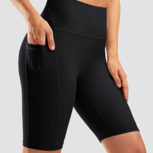 High Waist Pockets Lined Short 9''