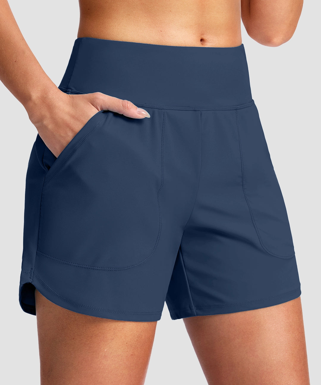 Sun Protection V-slit Lined Short 5'' - Image 29