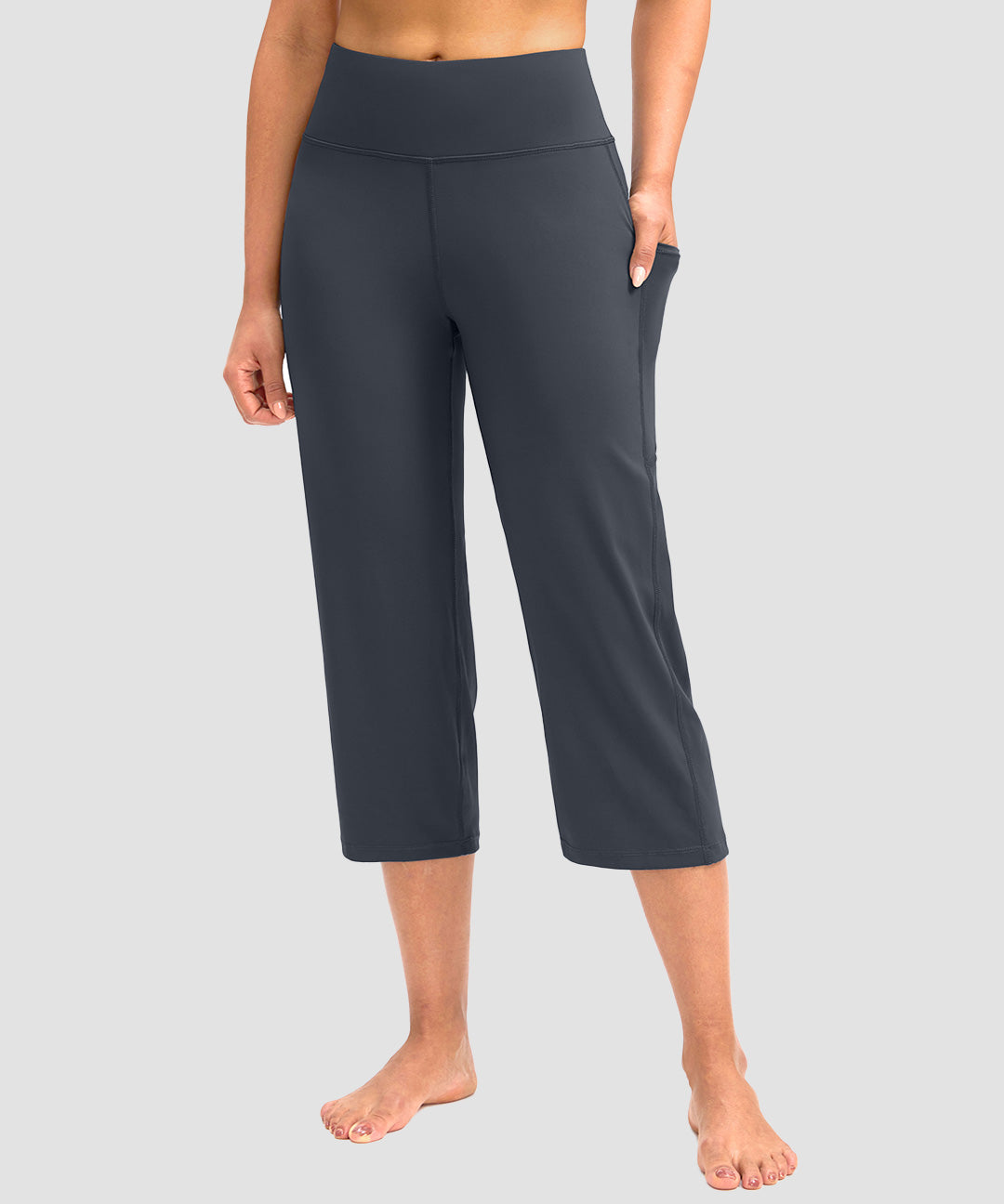 High Waist Straight Capri - Image 17