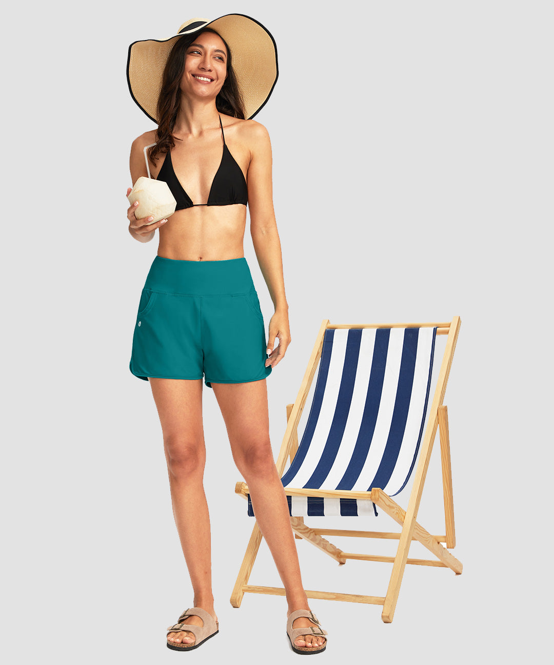 High Rise Slit With Pockets Short 3''/5'' - Image 5