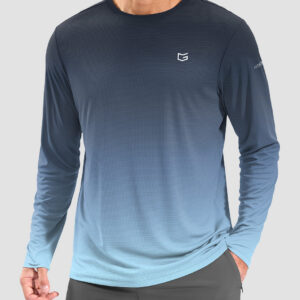 UV Protection Grid-textured Long Sleeve