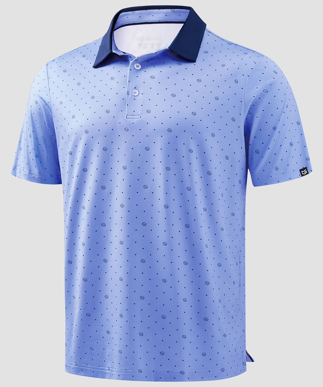 Sun Protection Printed Golf Polo - Image 23