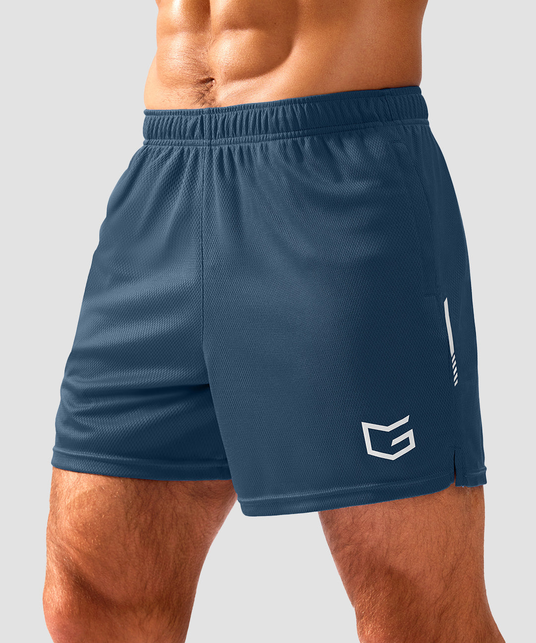 Mid Rise Mesh Reflective Short 5''/7''/10'' - Image 2