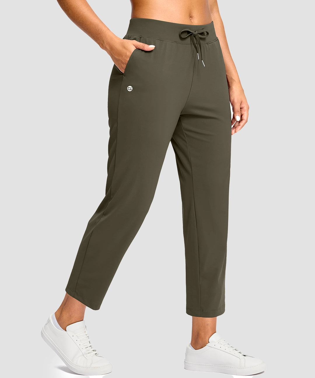 Drawstring With Pockets Ankle Pant - Image 13