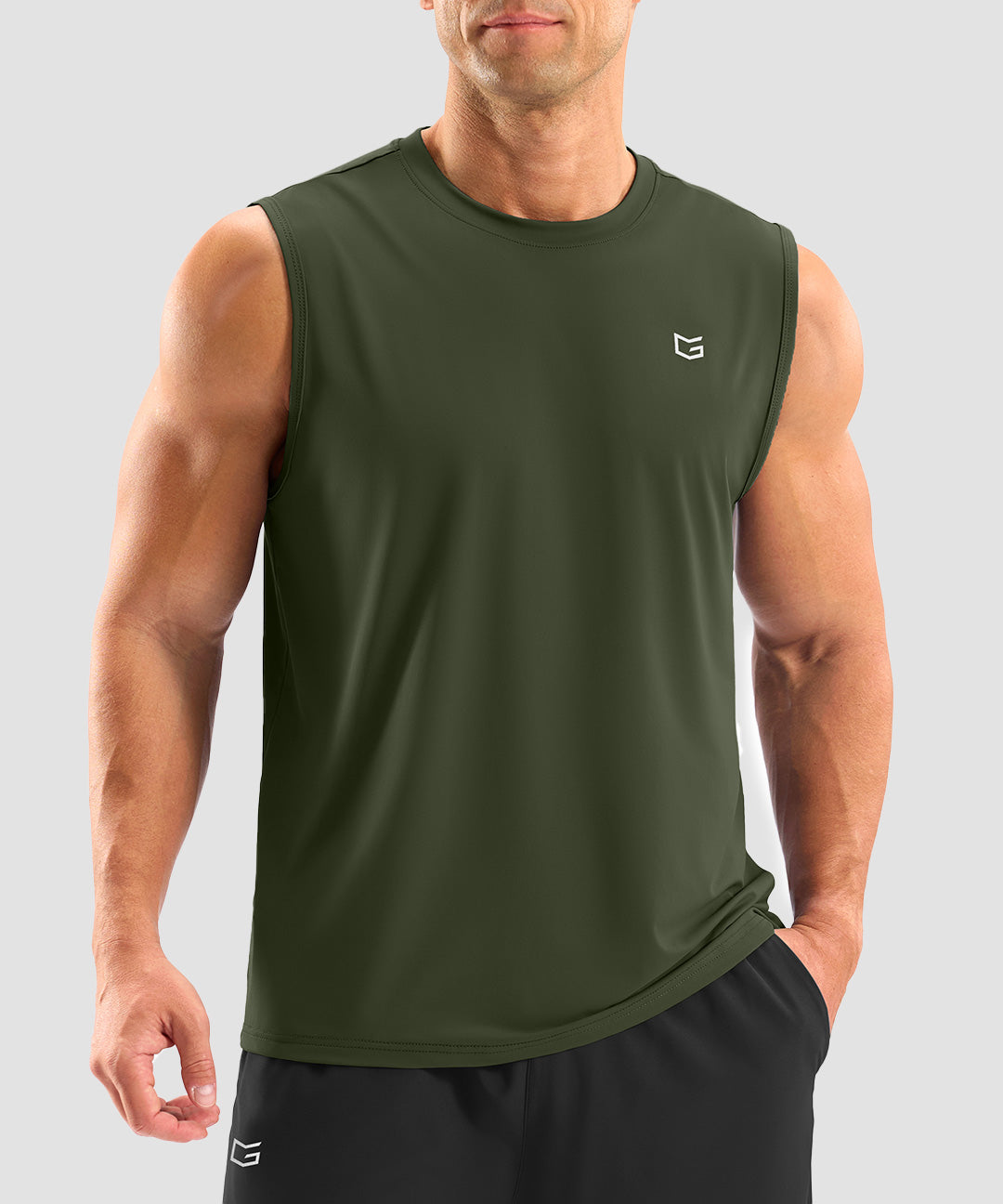 Crew Neck Tank Top - Image 24