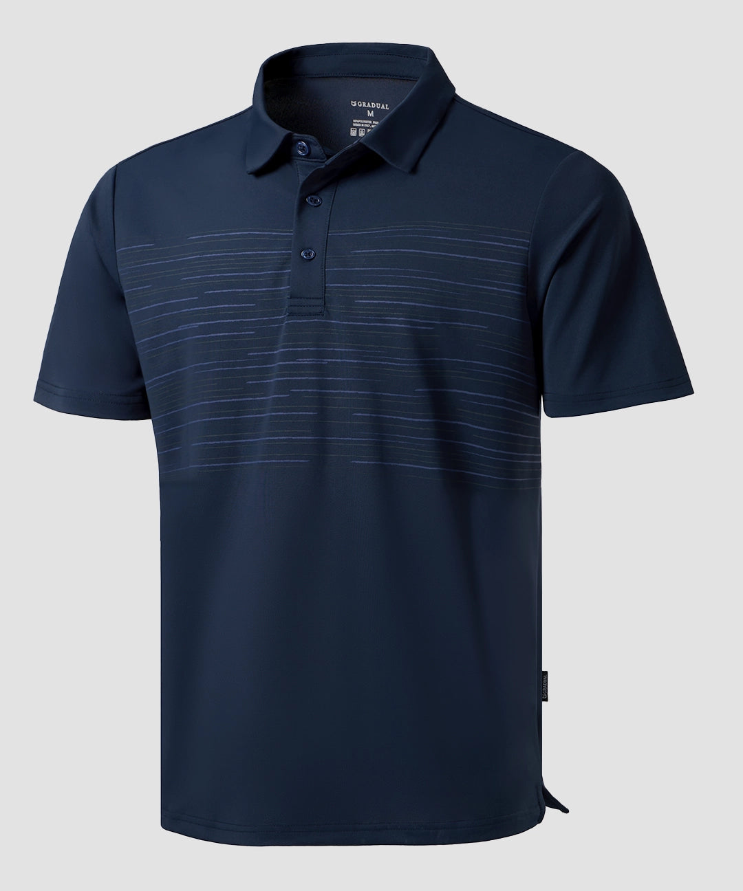 Line Print Dry Fit Golf Polo - Image 15
