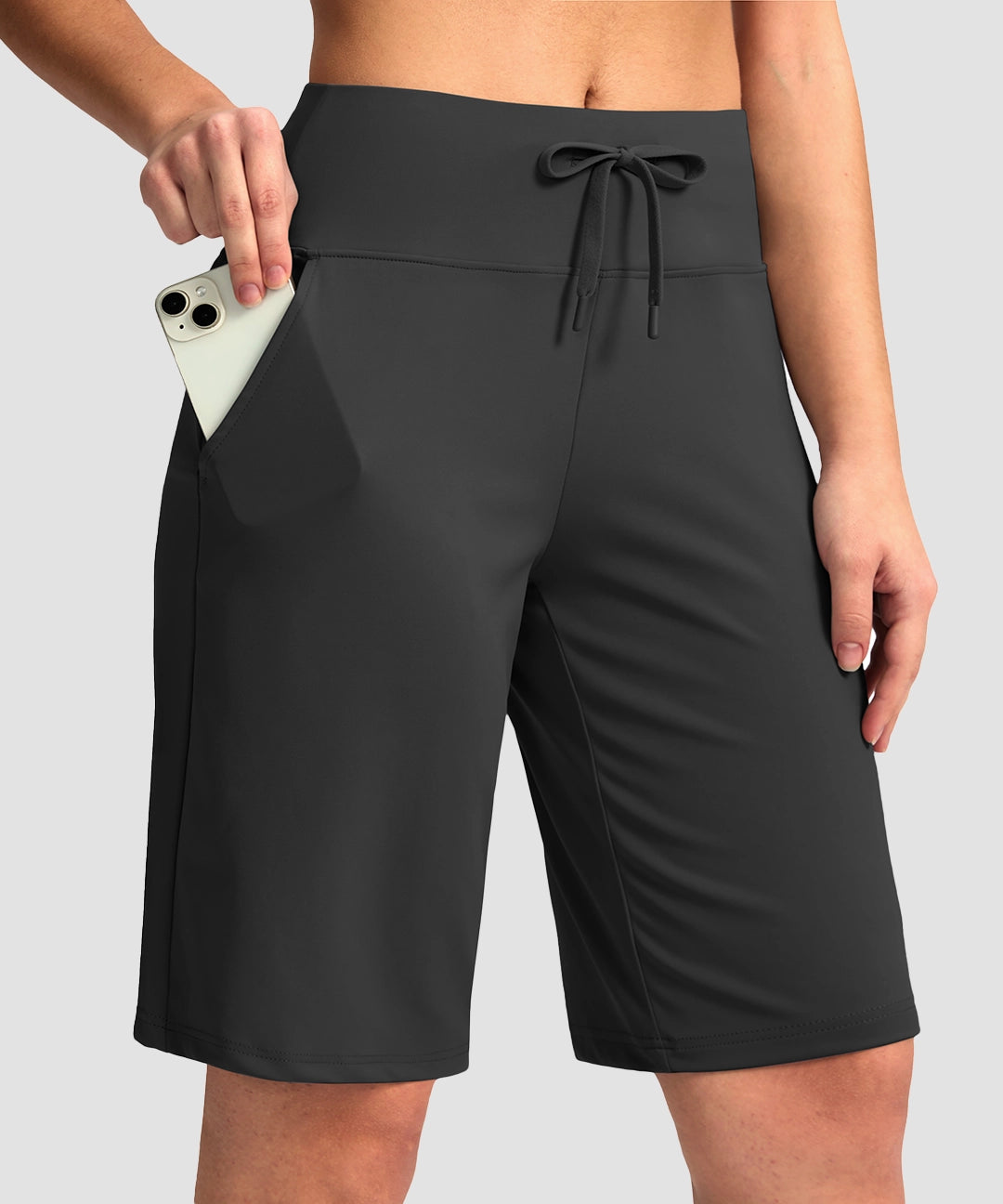 Drawstring Stretchy Bermuda Short 11'' - Image 13