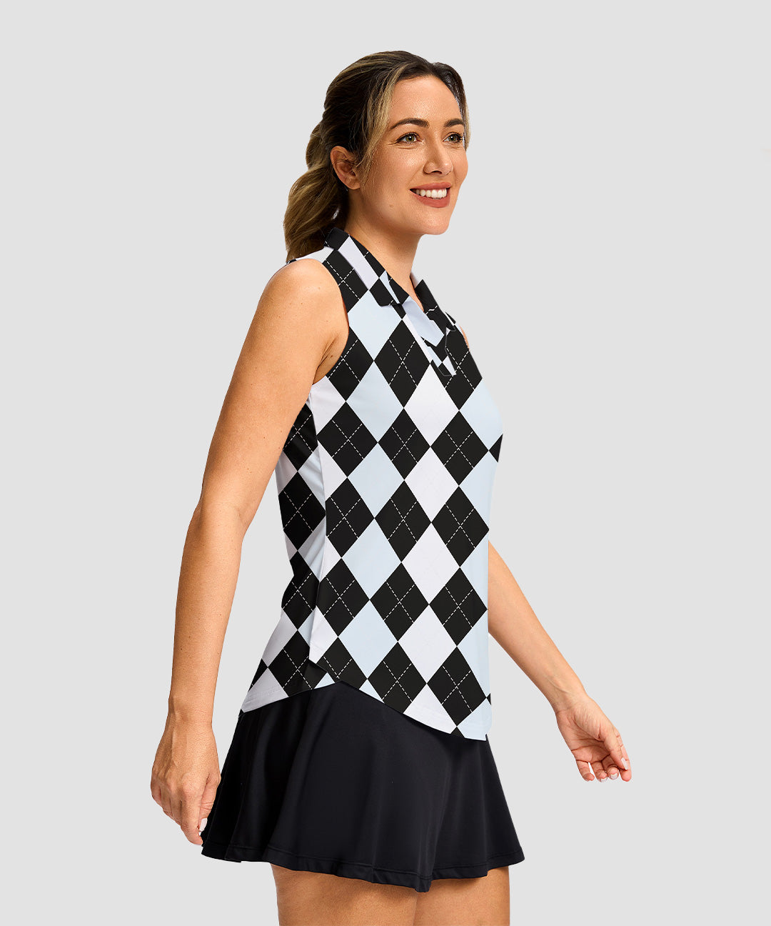 High-Low Polo Tank Top - Image 3