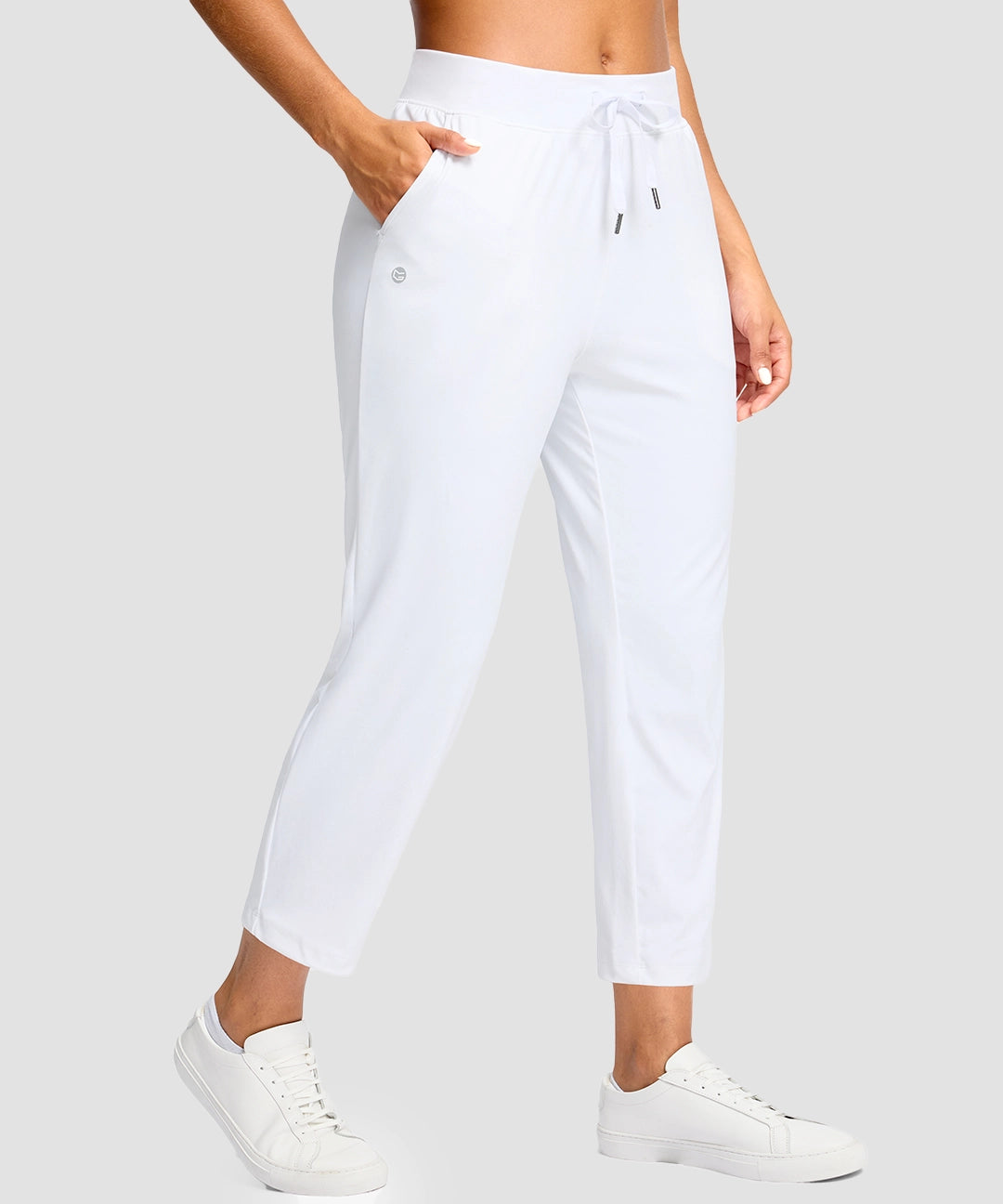 Drawstring With Pockets Ankle Pant - Image 21