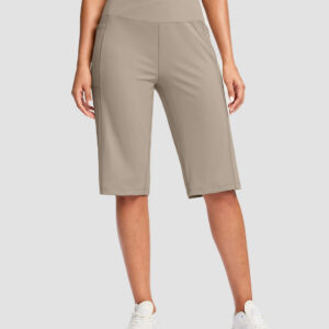 V-waist With Pockets Bermuda Short 14''