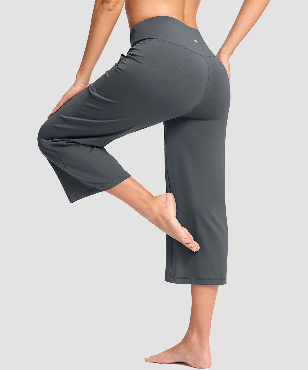 High Waist Wide Leg Capri - Image 29