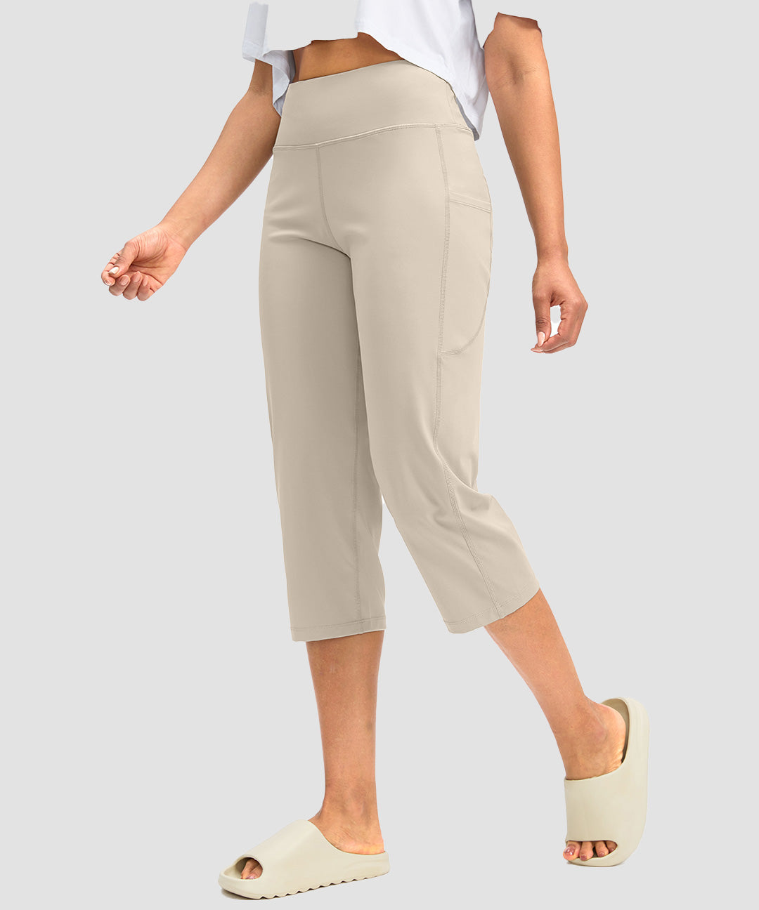 High Waist Straight Capri - Image 26