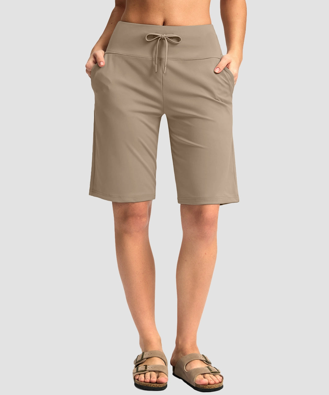 Drawstring Stretchy Bermuda Short 11'' - Image 22