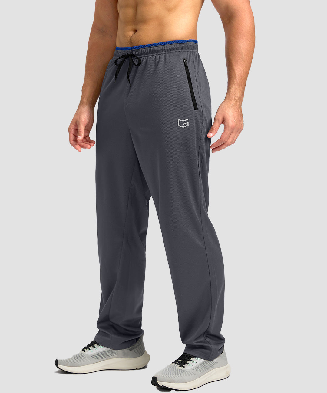 Mesh Zip Pockets Sweatpants - Image 14