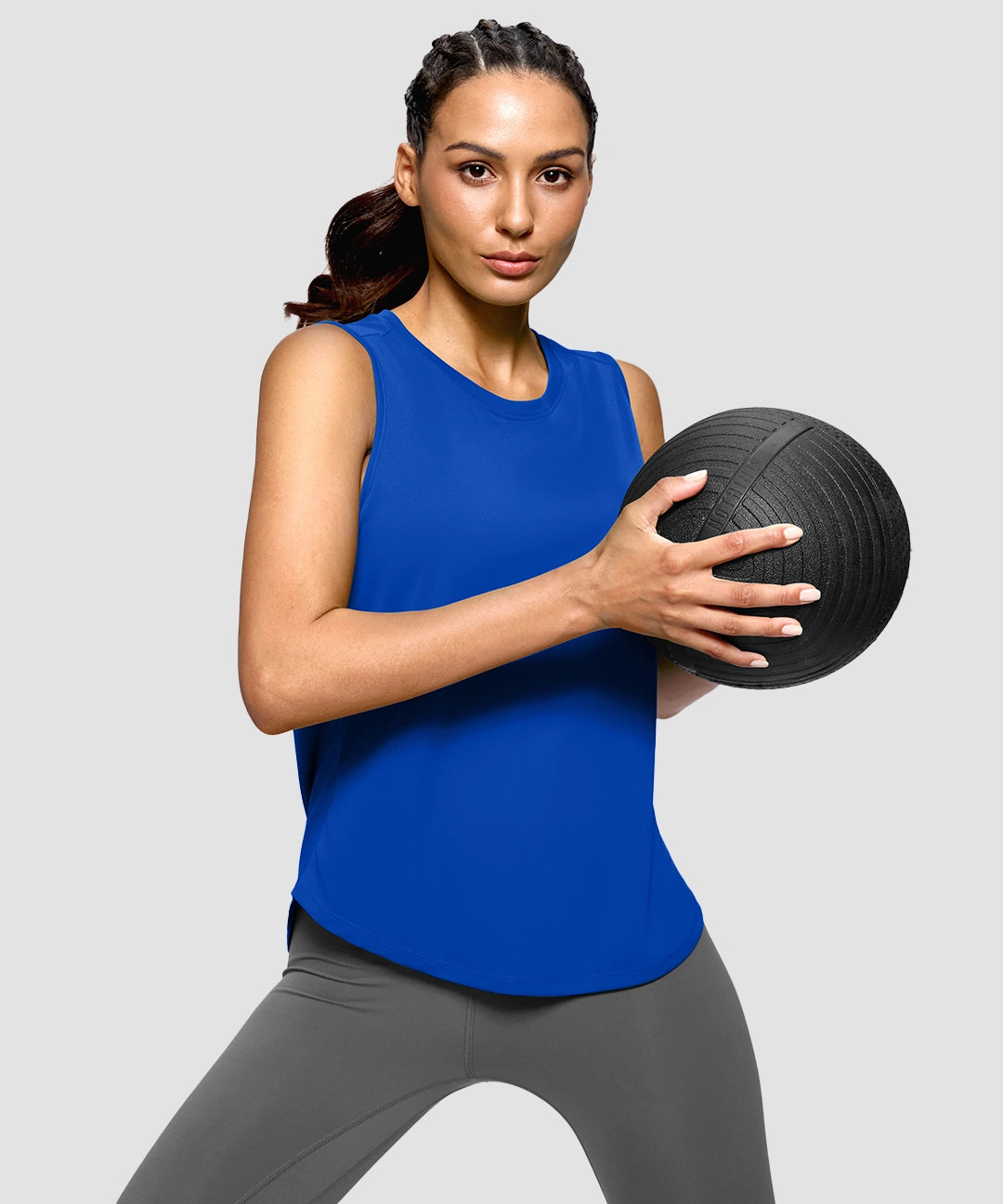 Reflective Back Curved Hem Tank - Image 13