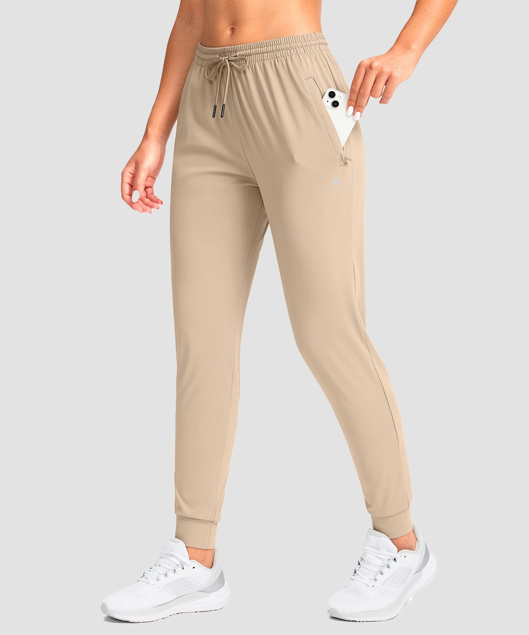 Elastic Waist Zip Pockets Jogger - Image 10